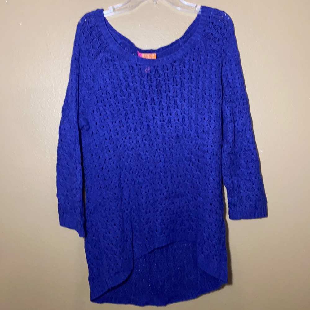 Blue sweater